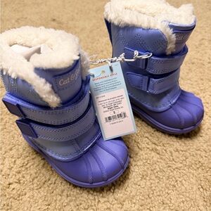 Cat & Jack Blue Kids' Snow Boots NWT